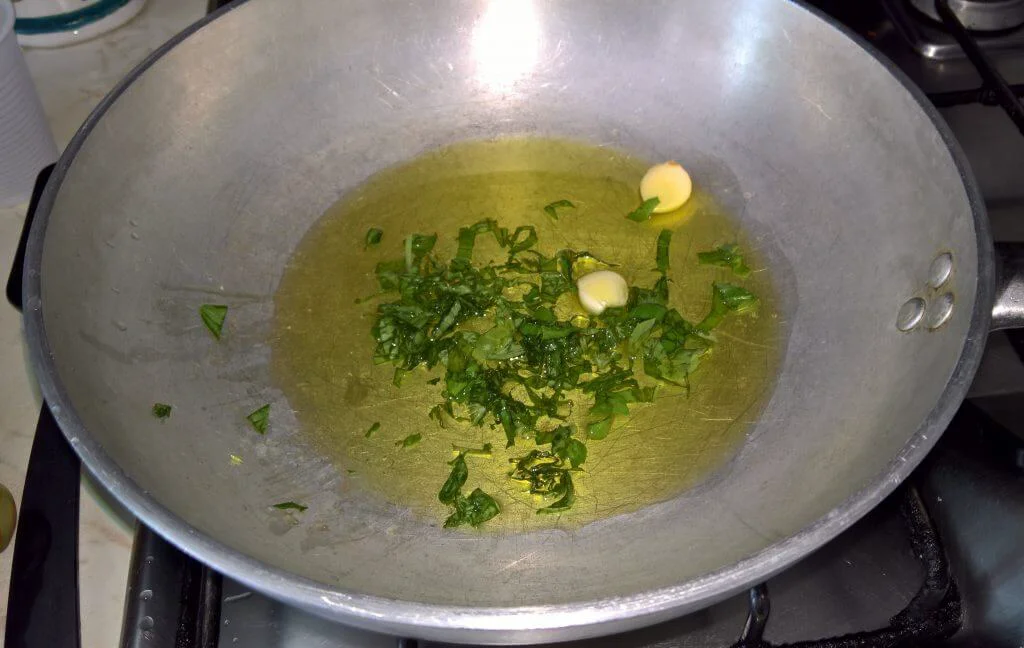 pasta e patate con calamari